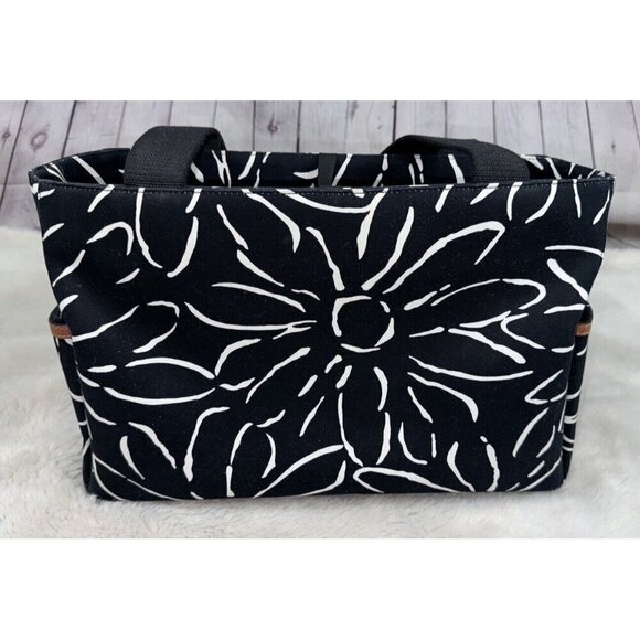 KATE SPADE Black White Baby Diaper Bag Shoulder Tote Purse - Picture 1 of 6